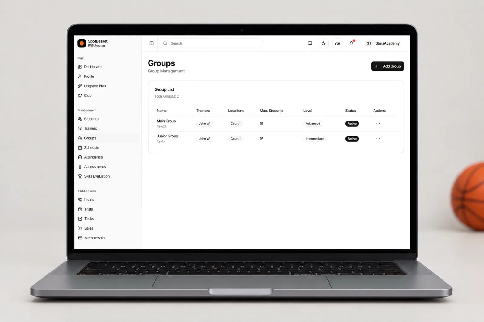 Creating recurring basketball practices by weekday in the SpotBasket practice schedule app